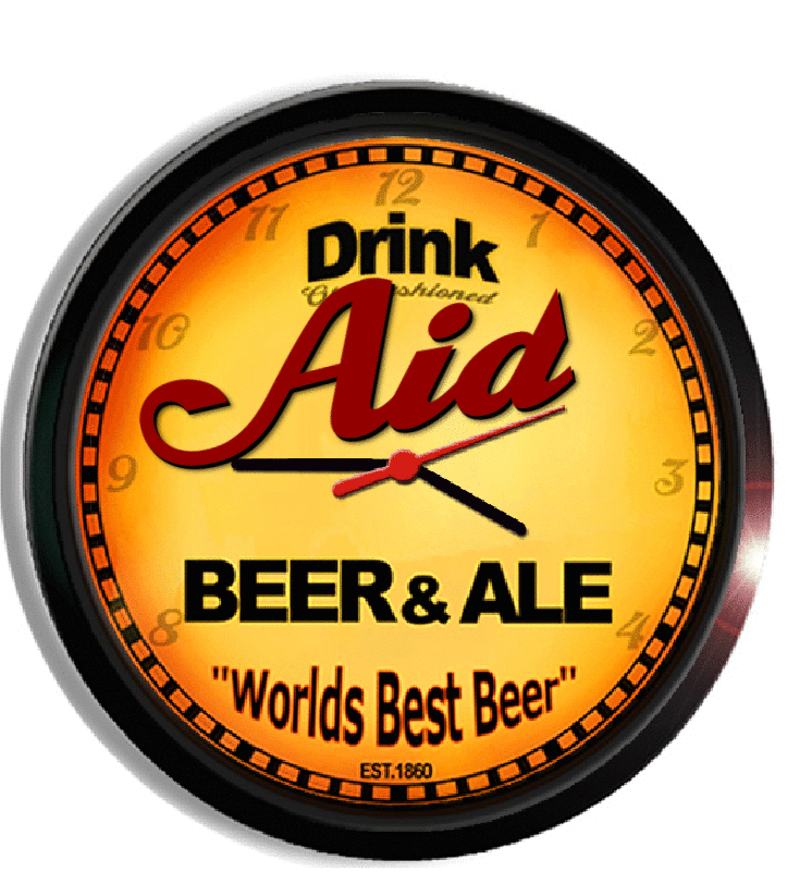 Personalized aid beer clock