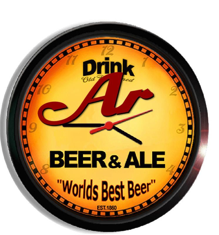 Personalized ar beer clock