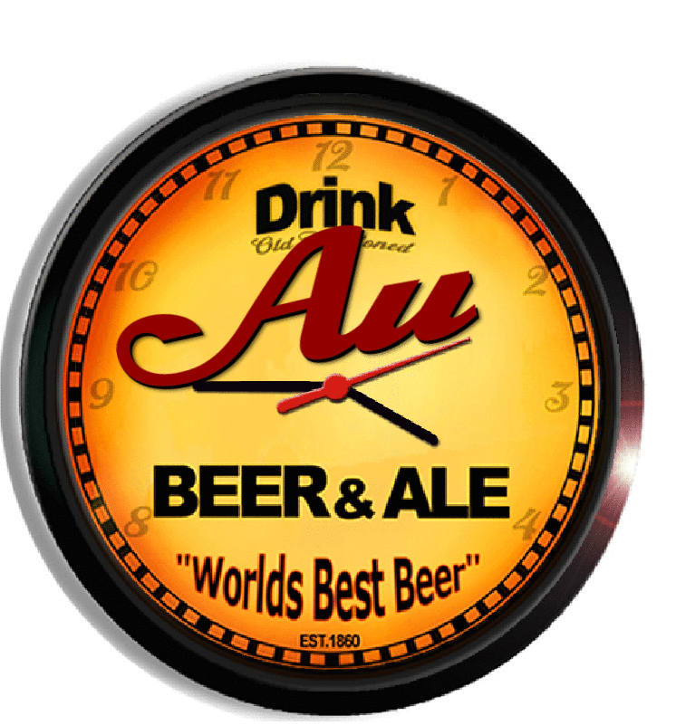 Personalized au beer clock