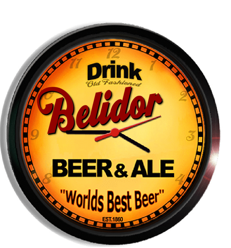 Personalized belidor beer clock