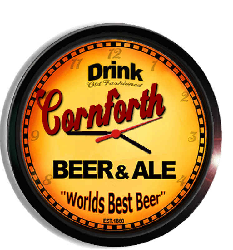 Personalized cornforth beer clock
