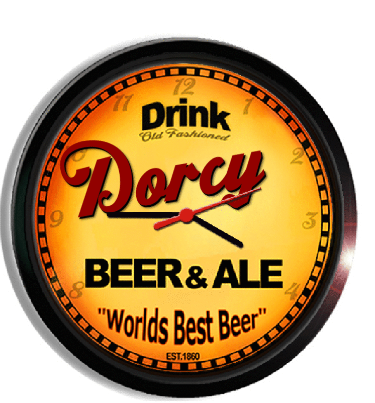Personalized dorcy beer clock