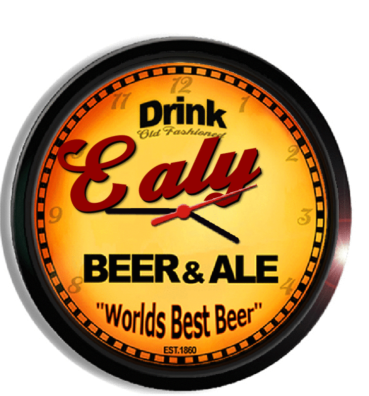 Personalized ealy beer clock