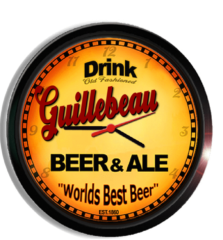 Personalized guillebeau beer clock