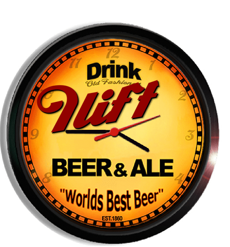 Personalized iliff beer clock