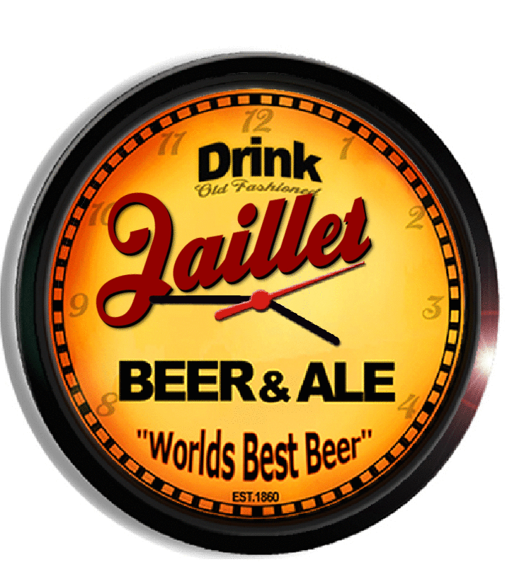 Personalized jaillet beer clock