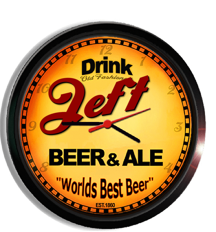 Personalized jeff beer clock