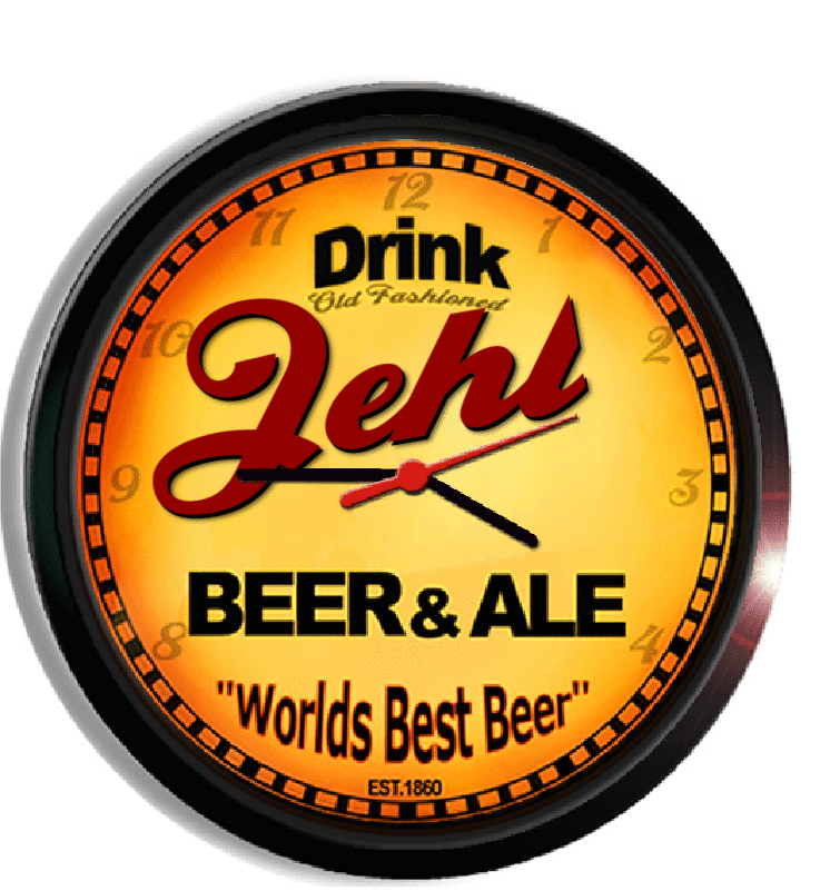 Personalized jehl beer clock
