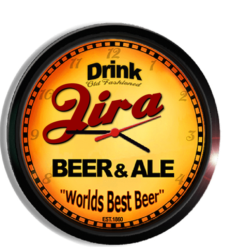 Personalized jira beer clock