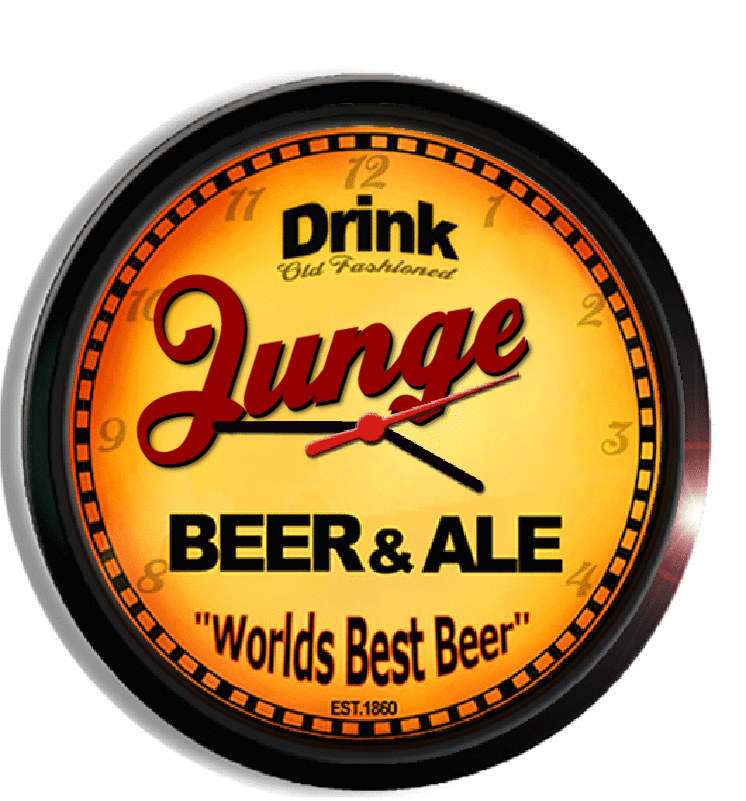 Personalized junge beer clock
