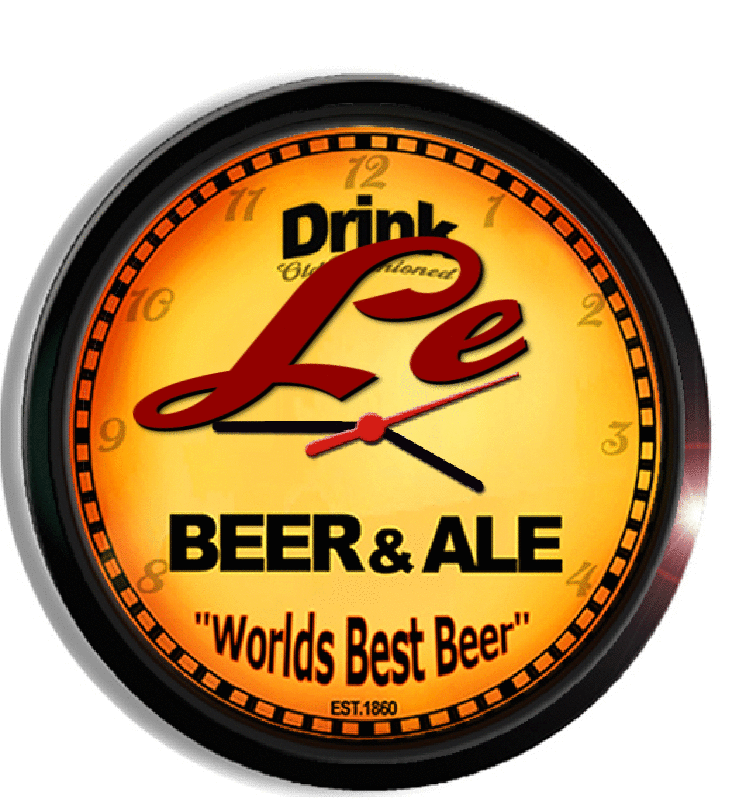 Personalized le beer clock