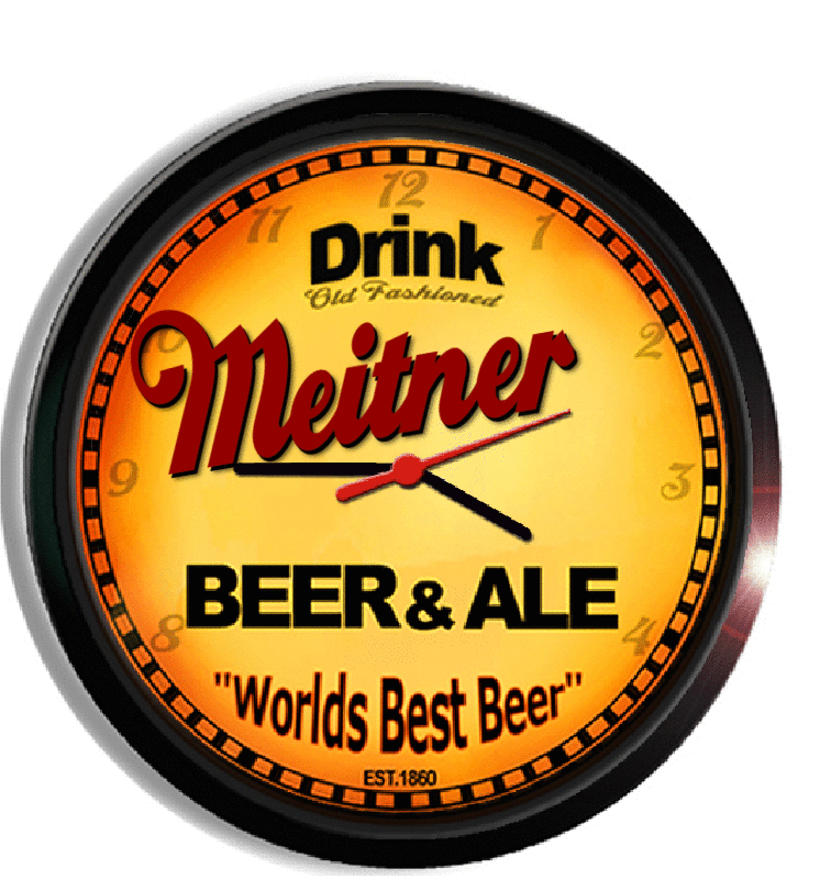 Personalized meitner beer clock