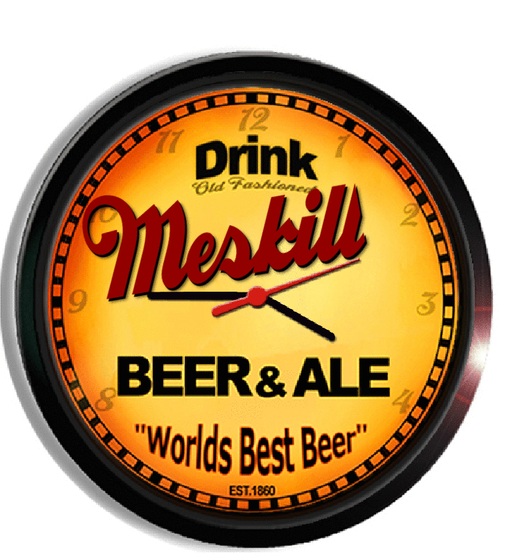 Personalized meskill beer clock