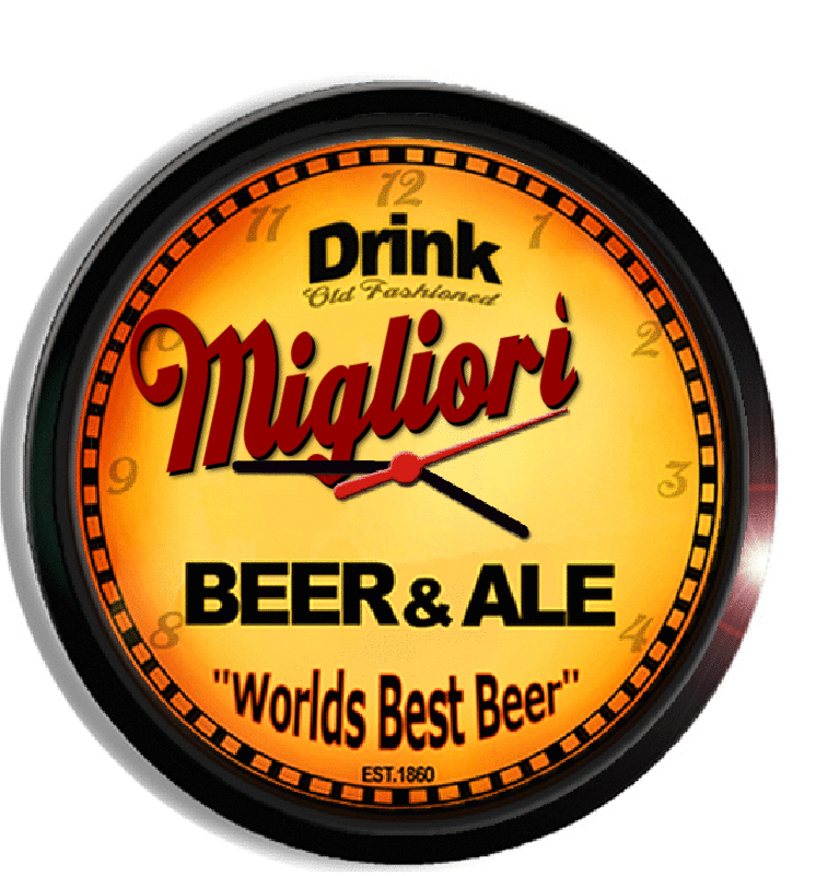Personalized migliori beer clock