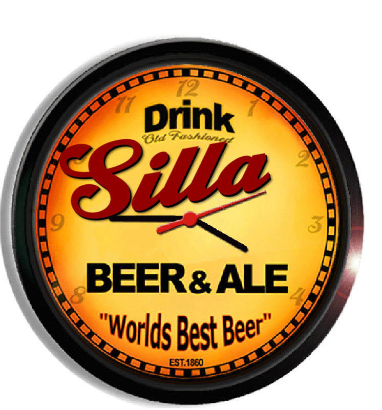 Personalized silla beer clock
