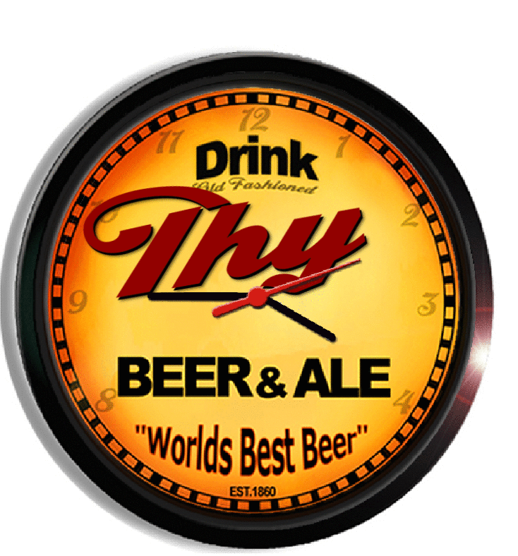 Personalized thy beer clock