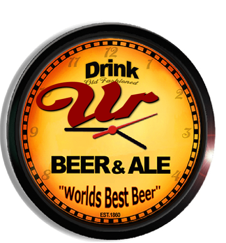 Personalized ur beer clock