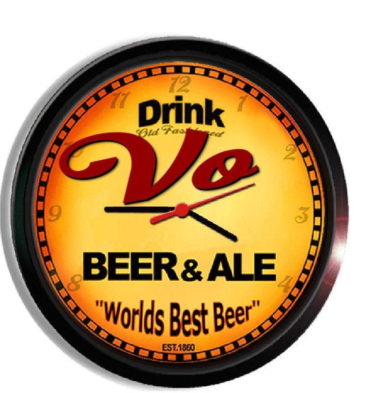 Personalized vo beer clock